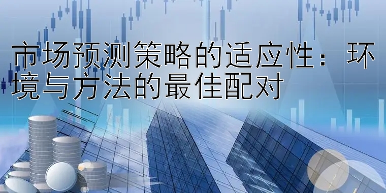 市场预测策略的适应性：环境与方法的最佳配对